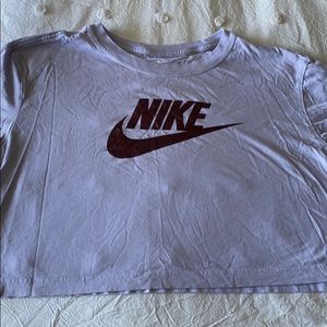 Nike crop t shirt